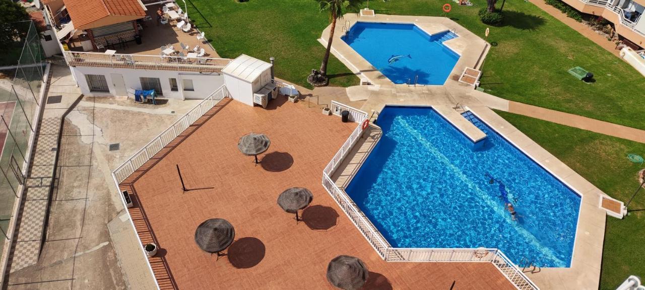 Saltillo Alto Gray Studio. Vistas Al Mar Y Piscina Torremolinos Luaran gambar