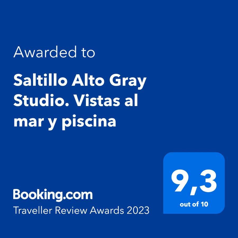 Saltillo Alto Gray Studio. Vistas Al Mar Y Piscina Torremolinos Luaran gambar